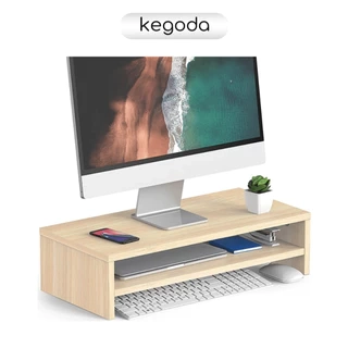 Kệ 2 Tầng Để Màn Hình, Để Bàn Làm Việc Thương Hiệu KEGODA KDB03