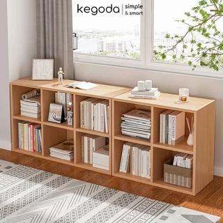 Kệ Sách Gỗ Tổ Ong 6 Dài 89.2cm, Rộng 24cm Và Cao 60cm Thương Hiệu KEGODA KGD33