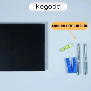 Kệ Gỗ Thanh Ngang Treo Tường Trang Trí Màu Đen Thương Hiệu KEGODA KT56