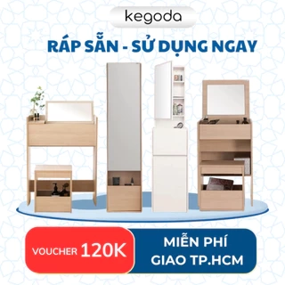 4 Mẫu Tủ Bàn Phấn Trang Điểm Decor Có Gương Soi Đơn Giản Mà Đẹp KEGODA
