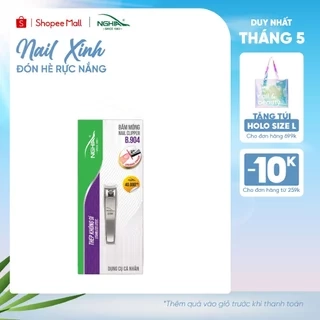 Bấm Móng Tay Chân Thép Không Gỉ KỀM NGHĨA B.901 - Lưỡi Bằng (Loại Lớn)