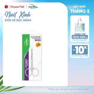Kéo Cắt Tỉa Lông Mũi Đầu Tròn Thép Không Gỉ KỀM NGHĨA KM.604