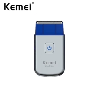 Kemei Electric Mini Qua Lại Dao Cạo Nam Di Động Di Động Điện Không Dây Máy Cạo Râu Có Thể Sạc Lại Lưỡi Đơn Máy Cạo Râu