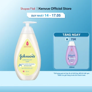 Sữa tắm gội toàn thân mềm mịn Johnson' baby bath Cotton touch 500ml (MỚI) - 100977934
