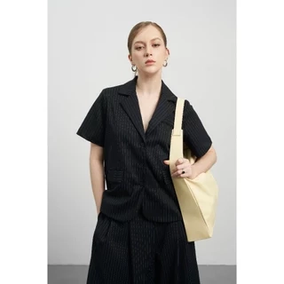 Áo MARILYN blazer nữ tay ngắn KHÂU BY CQ