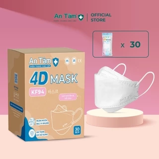 Set 300 cái - Khẩu trang y tế 4D KF94 Hàn Quốc Chính Hãng AN TÂM - Túi 10 cái
