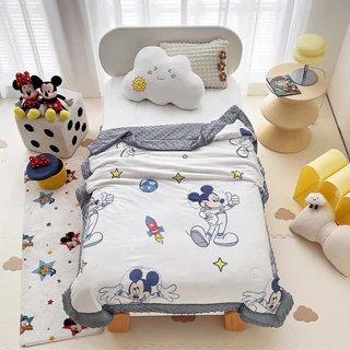 Chăn vải Lụa hạt đậu 3D Chăn Disney cho bé 2 mặt siêu mềm mịn KT 110*150 cm cho bé