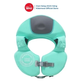 Phao bơi luồn tay Mambobaby cho bé 1 2 3 4 tuổi không bơm hơi, chống lật, có mái che hàng chính hãng