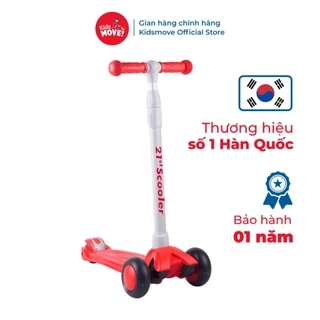 Xe trượt scooter 3 bánh cho bé 21stscooter Candy Pro, có đèn LED, bánh to, siêu nhẹ, chịu tải 80kg, khung nhôm cao cấp