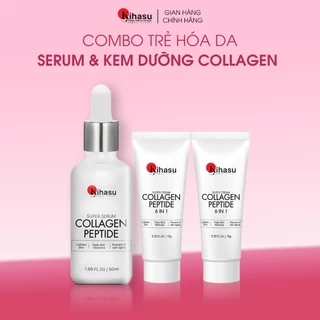 Bộ Serum Collagen Và Kem Dưỡng Collagen Ngày Đêm Sáng Da, Mờ Thâm, Chống Lão Hóa Vượt Trội