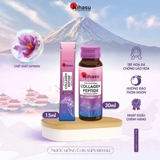 Combo 2 Hộp Nước Collagen Kihasu Kích Thích Sản Sinh Collagen, Giúp Chống Lão Hóa, Đem Lại Làn Da Tươi Trẻ Căng Mịn