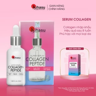 Serum Collagen Kihasu Dưỡng Trắng Da, Cấp Ẩm, Chống Lão Hóa, Se Khít Lỗ Chân Lông, Phục Hồi Da