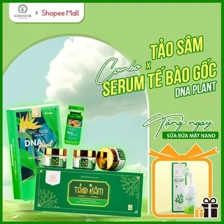 Combo viên uống đẹp da mờ nám Tảo Sâm Kohinoor 45 viên & serum DNA plant Kohinoor 10ml
