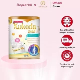 Sữa Canxi cho người già, hỗ trợ xương khớp Xukoda Gold - Kohinoor 600g
