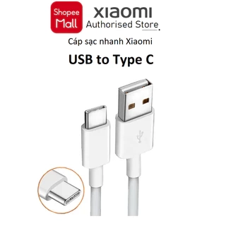 Dây Cáp Sạc Xiaomi USB To Type-C 1m Sạc Nhanh - Bảo hành 6 tháng chính hãng