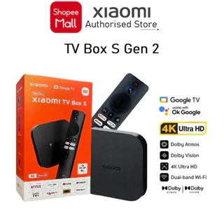 Mi box S Gen 2 - Xiaomi TV Box S (Gen 2) Google TV Ultra HD 4K(3840 x 2160) - Chính hãng Digiworld