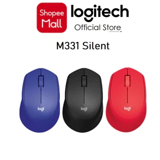 New 2025 Chuột Logitech M331 Silent - Giảm ồn, Kết nối USB, thuận tay phải, PC/ Laptop