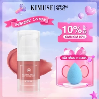 KIMUSE Liquid Blush Lâu trôi Chống thấm mồ hôi Không phai mặt Trang điểm 4 màu Tùy chọn