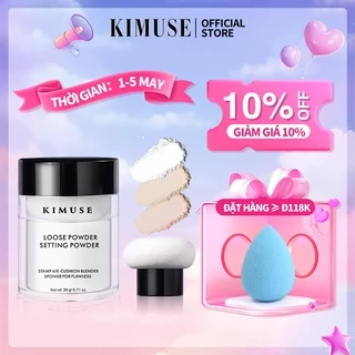 Phấn phủ dặm KIMUSE đầu nấm kiểm soát dầu 20g
