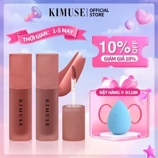 Son kem trang điểm KIMUSE 13 màu sắc lì tùy chọn chống thấm nước lâu trôi cấp ẩm