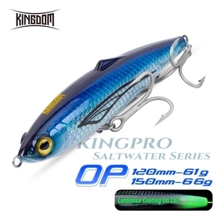 Mồi câu cá nhân tạo Kingdom 62mm 21.8g thiết kế chuyên dụng