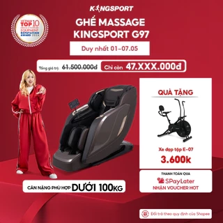 CHỈ GIAO MIỀN BẮC I Ghế massage toàn thân Kingsport G85 con lăn di động 3D, con lăn bắp chân chuyên biệt