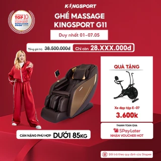 Ghế massage KINGSPORT G11 công nghệ mới Kingtech Touch Pro, 12 bài massage