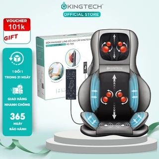 Đệm Massage Toàn Thân KINGTECH KC-700 - Mát Xa 3D Chuyên Sâu Cho Lưng, Cổ Gáy - Quà Tặng Cho Bố Mẹ, Sếp, Khách Hàng