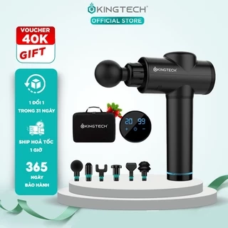 Máy Massage Cầm Tay Cao Cấp KINGTECH KH-720PRO, 20 Cấp Độ, Hỗ Trợ Mát Xa Chuyên Sâu, Giảm Đau Cơ, Cứng Khớp - Chính Hãng