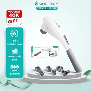 Máy Massage Cầm Tay KINGTECH KT-1768 Mát Xa Toàn Thân - Chuyên Sâu Vai Cổ, Chân, Lưng, Tay, Giảm Đau Cứng Cơ