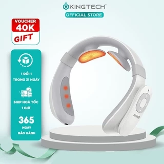 Máy Massage Cổ Vai Gáy Chuyên Sâu KINGTECH KS-460, Chức Nhiệt Hồng Ngoại, Xoay Đảo Chiều - Hàng Chính Hãng