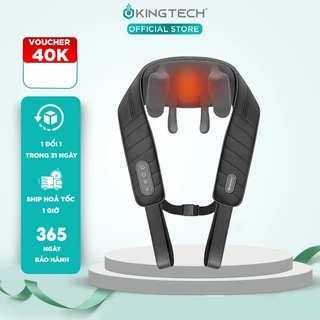 Máy Massage Cổ Vai Gáy KINGTECH S6, Masage Shiatsu 3d, Nhiệt Hồng Ngoại, Tích Điện, Matxa Nhiều Vị Trí - Chính Hãng
