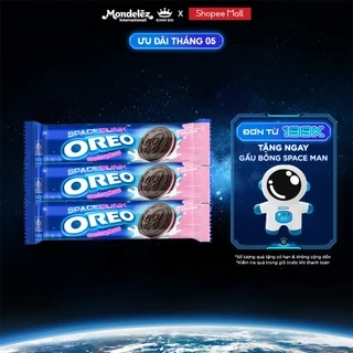 Bánh Quy OREO Vị Dâu/Vani/Chocolate/Spaceburst Cream , Combo 3 Thanh X 110.4G - phiên bản OREO SPACE DUNK