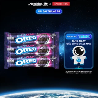 Bánh Quy Sôcôla OREO SPACE DUNK SPACEBURST CREAM, Combo 3 Thanh X 110.4G