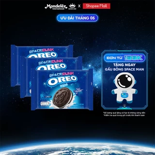 Bánh Quy Sôcôla OREO Vị Vani , Combo 3 Gói x 248.4G - phiên bản OREO Original/ SPACE DUNK