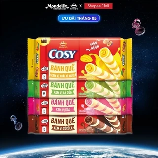 [BAO BÌ GIAO NGẪU NHIÊN] Combo 4 Bánh Quế Cosy 4 Vị (Socola, Xoài Xí Muội, Lá Dứa, Dâu)