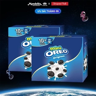 Combo 2 Hộp Bánh Quy Oreo Mini Vị Vani, Hộp X 204G