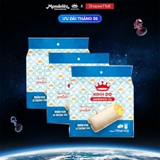 Kinh Đô Sandwich Túi Nhân Trứng Sữa, Combo 3 Túi X 117G