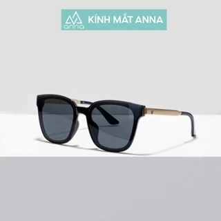 Gọng kính râm thời trang ANNA dáng vuông gọng nhựa mắt râm chống tia UV 6035