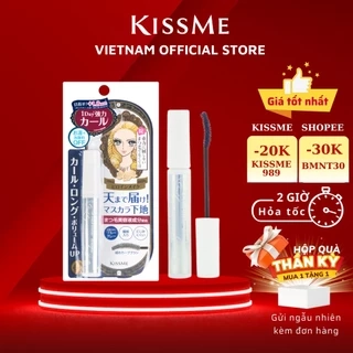Mascara Kissme Xanh Khói Lót Nền Bảo Vệ Mi Kissme Heroine Make Curl Keep Mascara Base