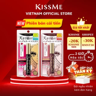 Mascara Nâng Cong Dài Mi Kissme Heroine Make Volume Up Mascara Super Waterproof 6g