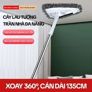 Cây Lau Trần Nhà KITIMOP A3 - Chổi Lau Tường Nhà Thông Minh, Cây Lau Nhà, Lau Kính Đa Năng