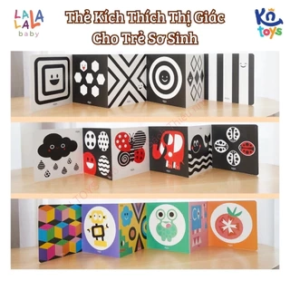 Bộ Thẻ Ziczac - Decal - Flashcard Kích Thích Thị Giác Trí Não Cho Trẻ Sơ Sinh - Lalala Baby