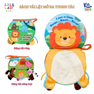 Sách Vải Lật Mở Sột Soạt Đa Tương Tác Cho Bé từ 0 Tháng Tuổi - Lalala Baby