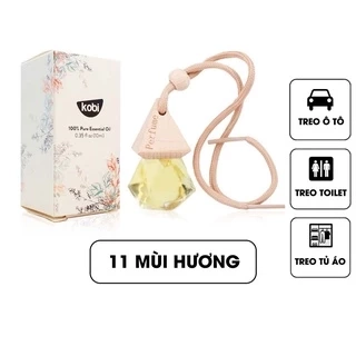 Tinh dầu treo xe ô tô Kobi giúp khử mùi xe mới, chống say xe, thay thế nước hoa hiệu quả - 8ml/chai