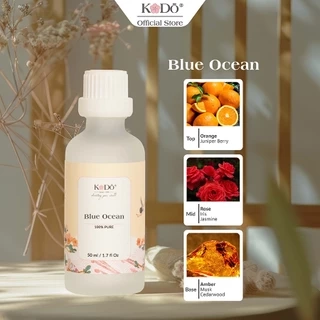 Tinh Dầu Nước Hoa KODO Blue Ocean Tươi Mát Làm Thơm Phòng, Không Gian, Quần Áo - Essence Collection - 10ml,50ml,100ml