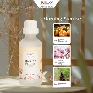 Tinh Dầu Nước Hoa Kodo Morning Sunrise Hương Ban Mai Làm Thơm Phòng, Không Gian, Quần Áo, Black Collection 10,50,100ml