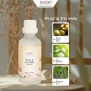 Tinh Dầu Nước Hoa KODO Pear & Fressia Hương Hoa Lê Làm Thơm Phòng, Không Gian, Quần Áo - Classic - Chai 10/50/100ml