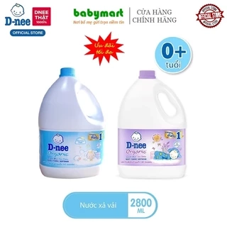 Nước xả quần áo cho bé Dnee 2800ml 100% chính hãng đủ màu