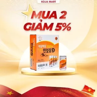 Nước Uống Hồng Sâm Inbosam D Korean Red Ginseng Hộp 30 lon x 180ml